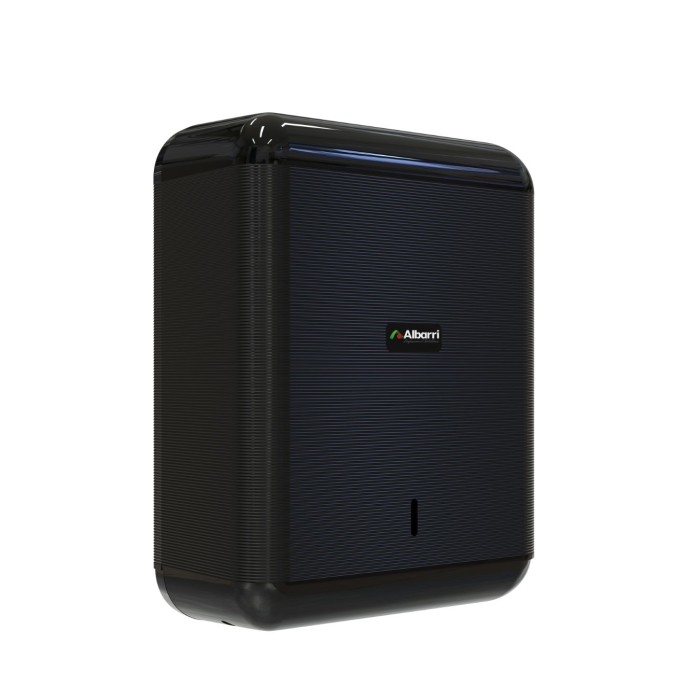 DISPENSADOR TOALLA NEGRO ECO-LUXE