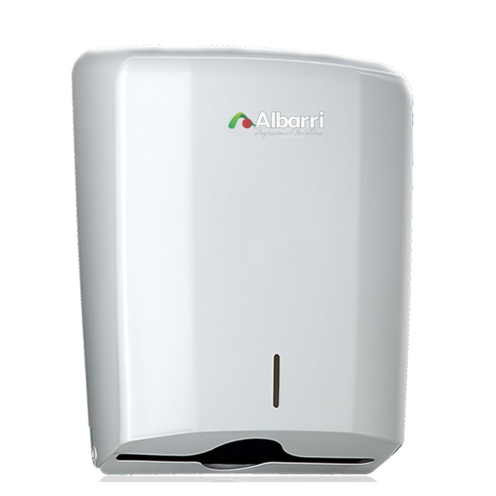 DISPENSADOR DE TOALLA "Z" ALBARRI ABS BLANCO