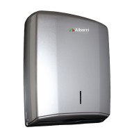 DISPENSADOR PAPEL SECAMANOS CONTROLADO BLANCO ABS ECO-LUXE