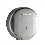 DISPENSADOR PAPEL HIGIENICO ABS COLOR PLATA ELEGANCE