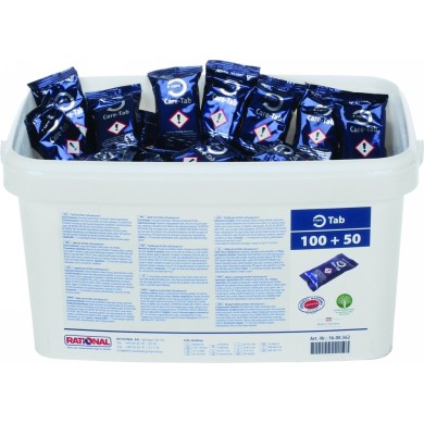 CUBO PASTILLAS CARE TABS  ABRILLANTADOR 150uds CUBO PASTILLAS CARE TABS  ABRILLANTADOR 150uds